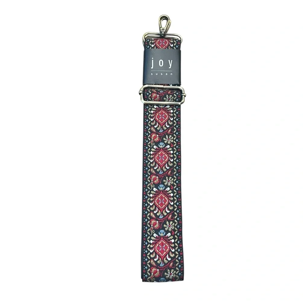 Joy Susan NEW Floral Filigree Embroidered Purse Bag Strap HBP022 RF - Picture 2 of 5